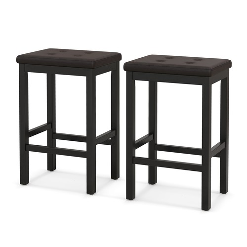 Upholstered bar stools - 24", set